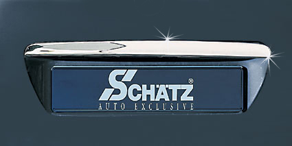 Chrome boot lid handle covers