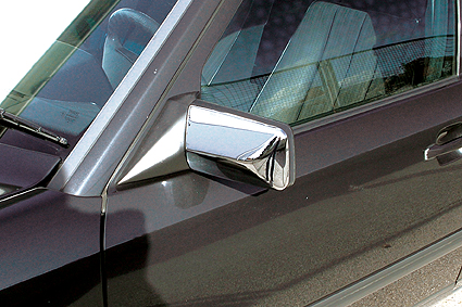 Chrome outside mirror covers