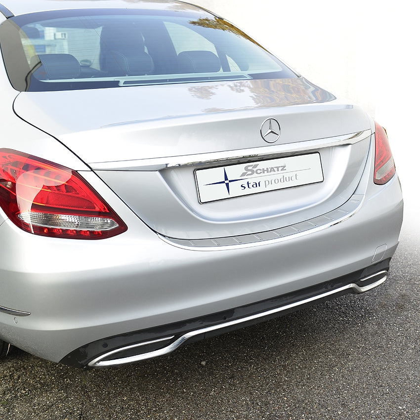 Stainless Steel Bumper Protection W205 C-Class 2014-2021